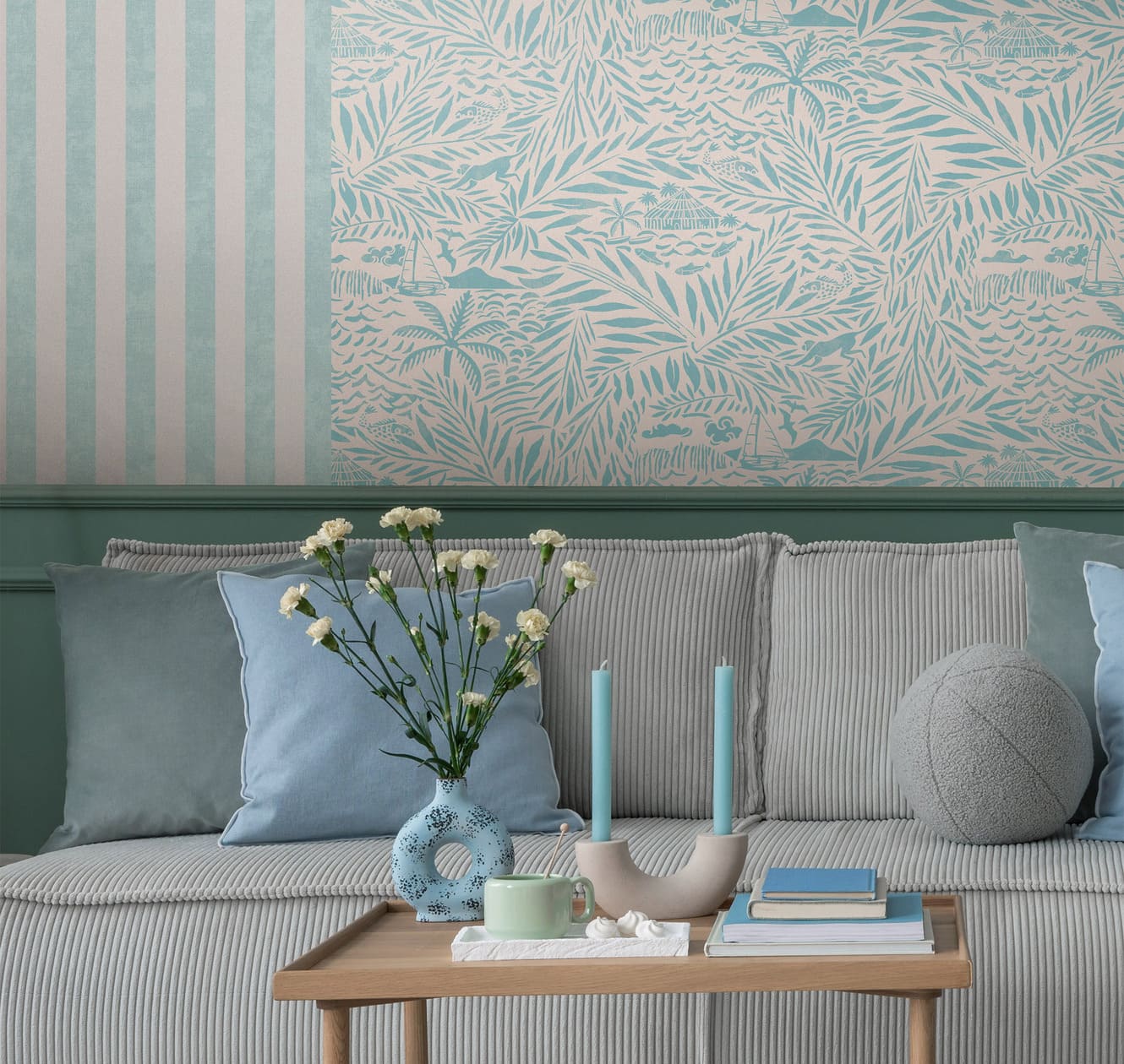 Обои Luna Круиз Мальдивы CRZ6 018 10,05×1 фото в интерьере